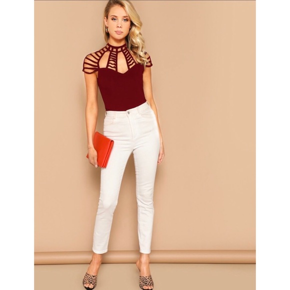 ❗️LAST CHANCE❗️NWOT CAGED TOP - Picture 5 of 8